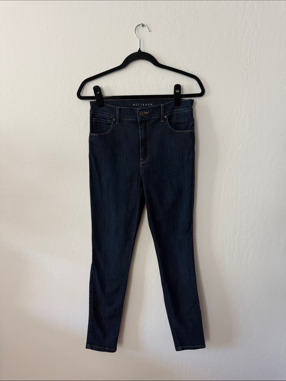 Mott & Bow High Rise Skinny Women's Dark Indigo Jeans